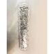 Elegant Transparent Hammered Glass Wall Sconces with Italian Murano Influen