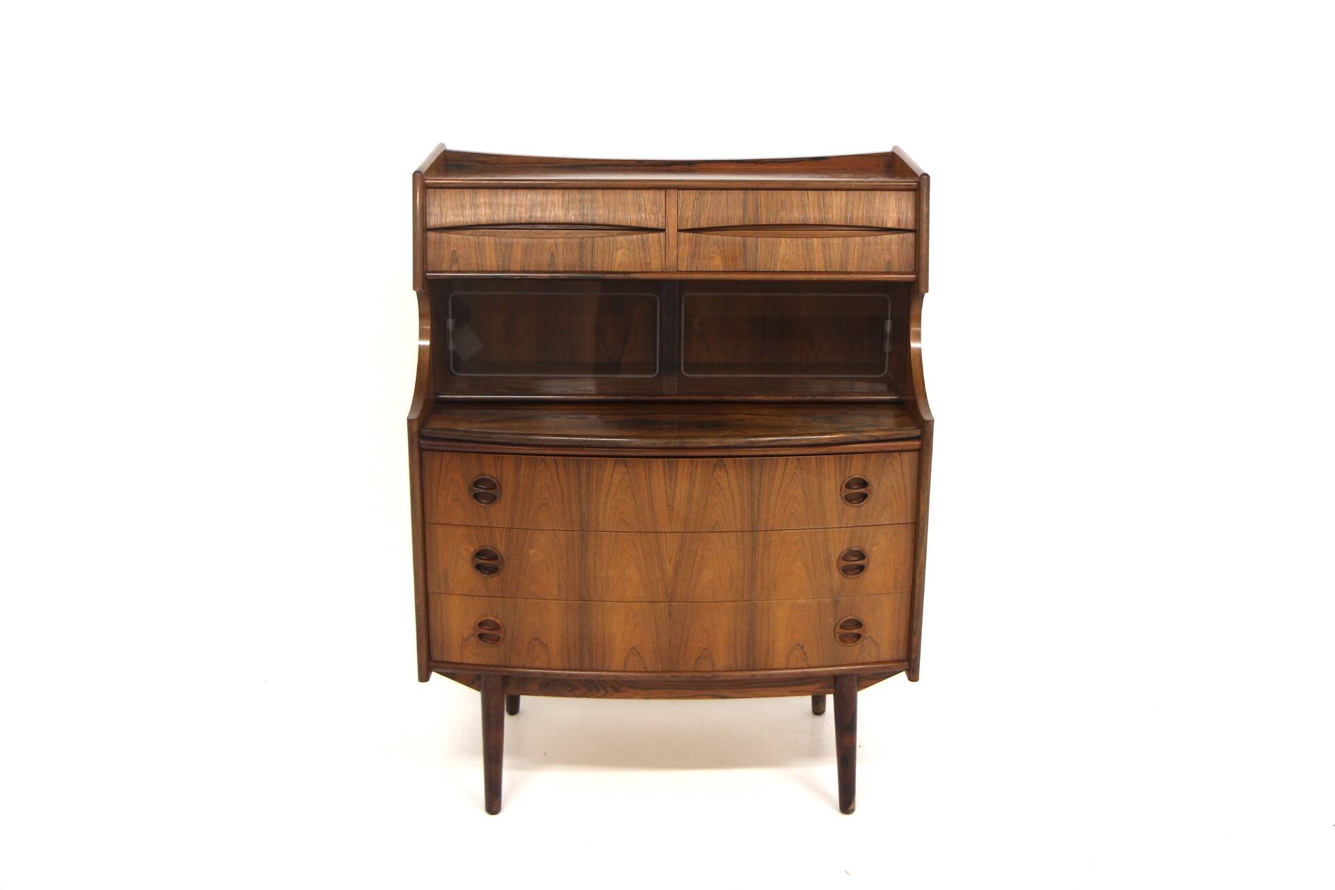 Scandinavian rosewood secretary desk, Gunnar Falsig, Denmark, 1960