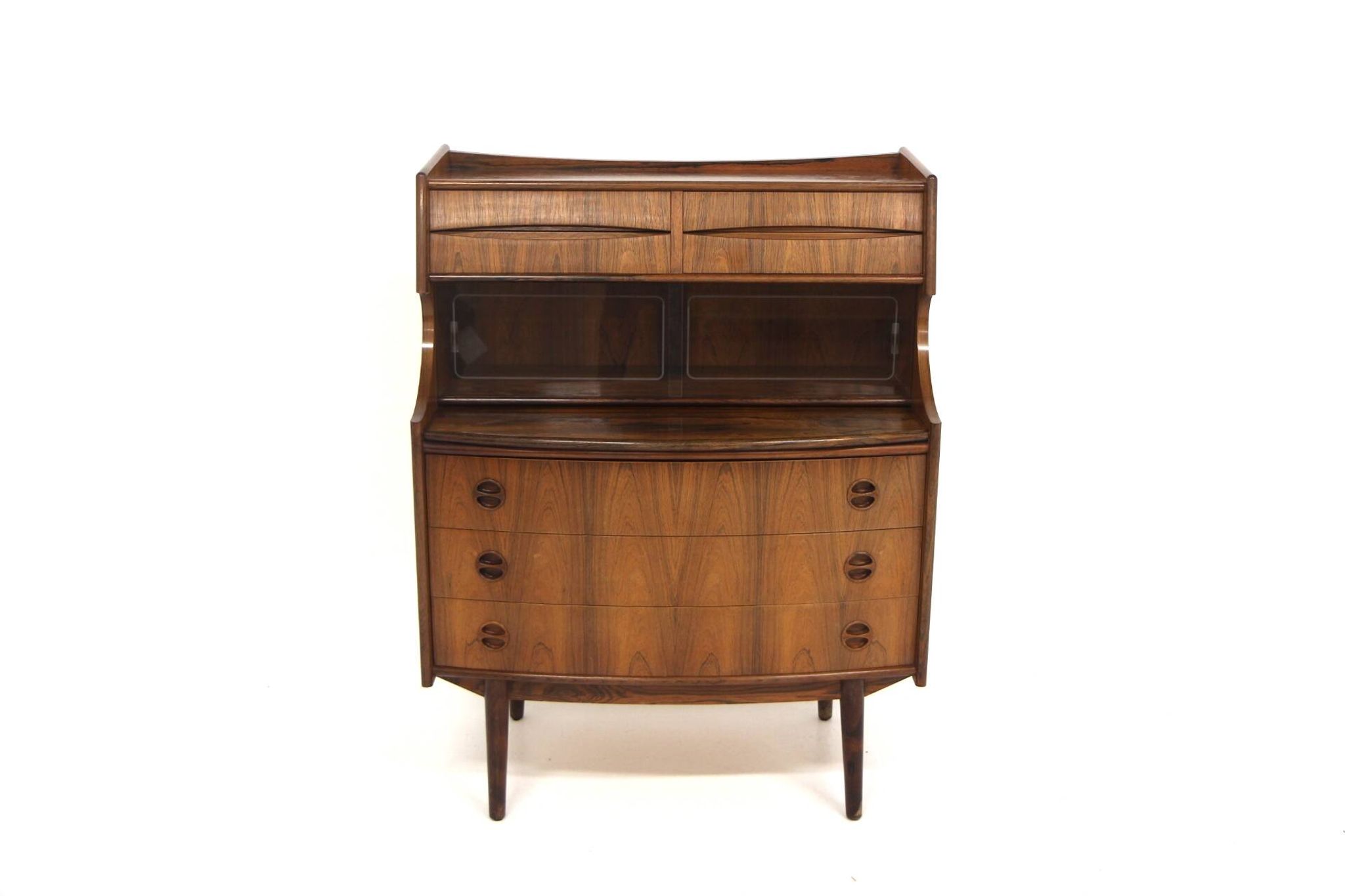 Scandinavian rosewood secretary desk, Gunnar Falsig, Denmark, 1960