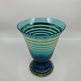 1950s glass vase