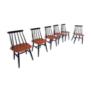 Ensemble de 6 chaises de salle