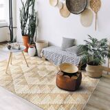 Ethnic jute Berber-style rug 120x170 cm