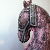 Polychrome wooden horse