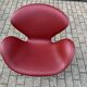 Fritz Hansen Swan chair in Indian Red leather, NEW!!!