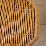 Bamboo and jute coffee table