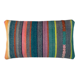 Housse de coussin vintage turque faite à la main 30 x 50 cm