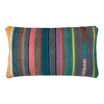 Vintage turkish handmade cushion cover , 30 x 50 cm