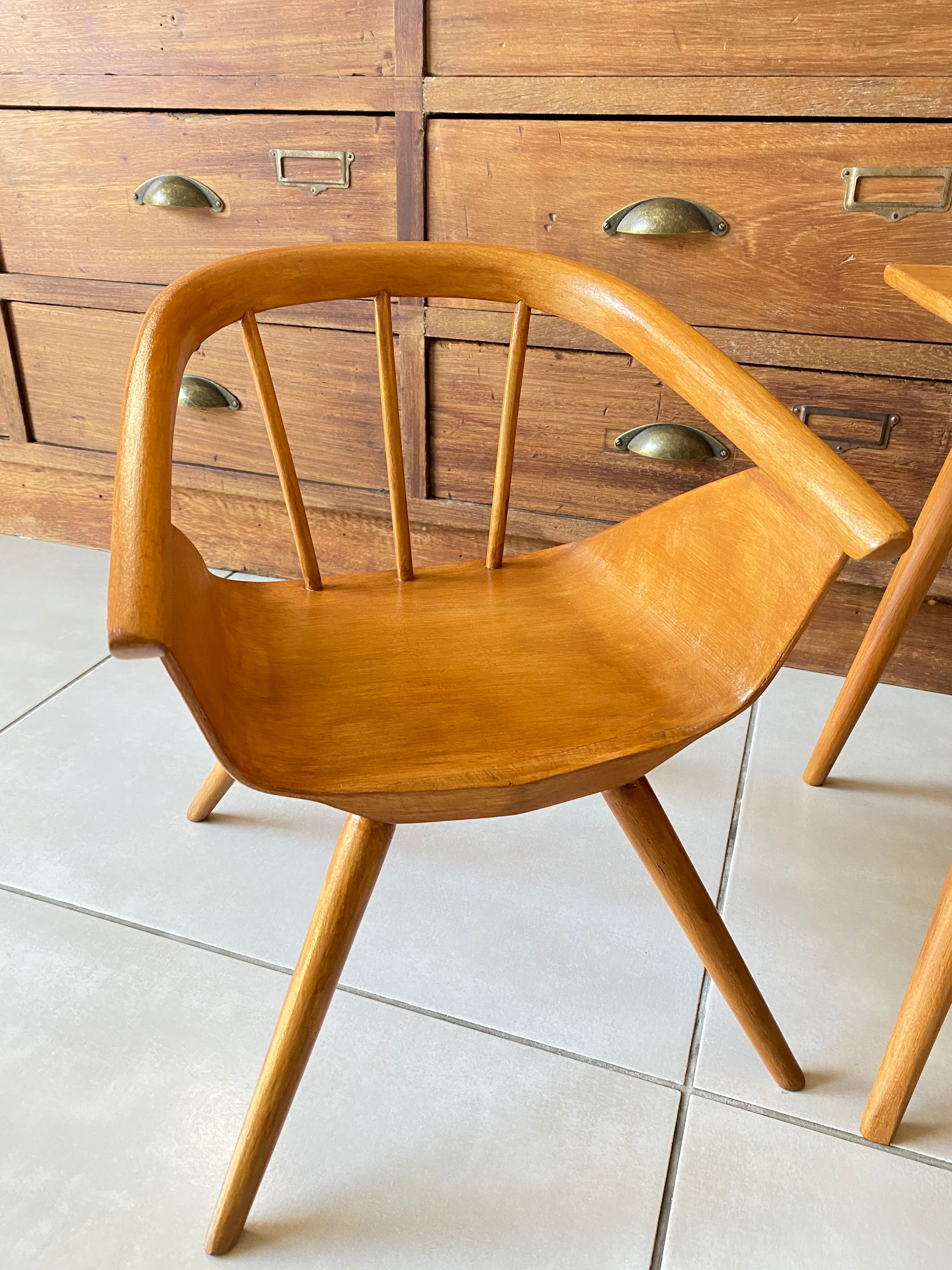 Ensemble bureau et fauteuil enfant Baumann
