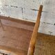 Petit banc d’appoint canné de style Anglais