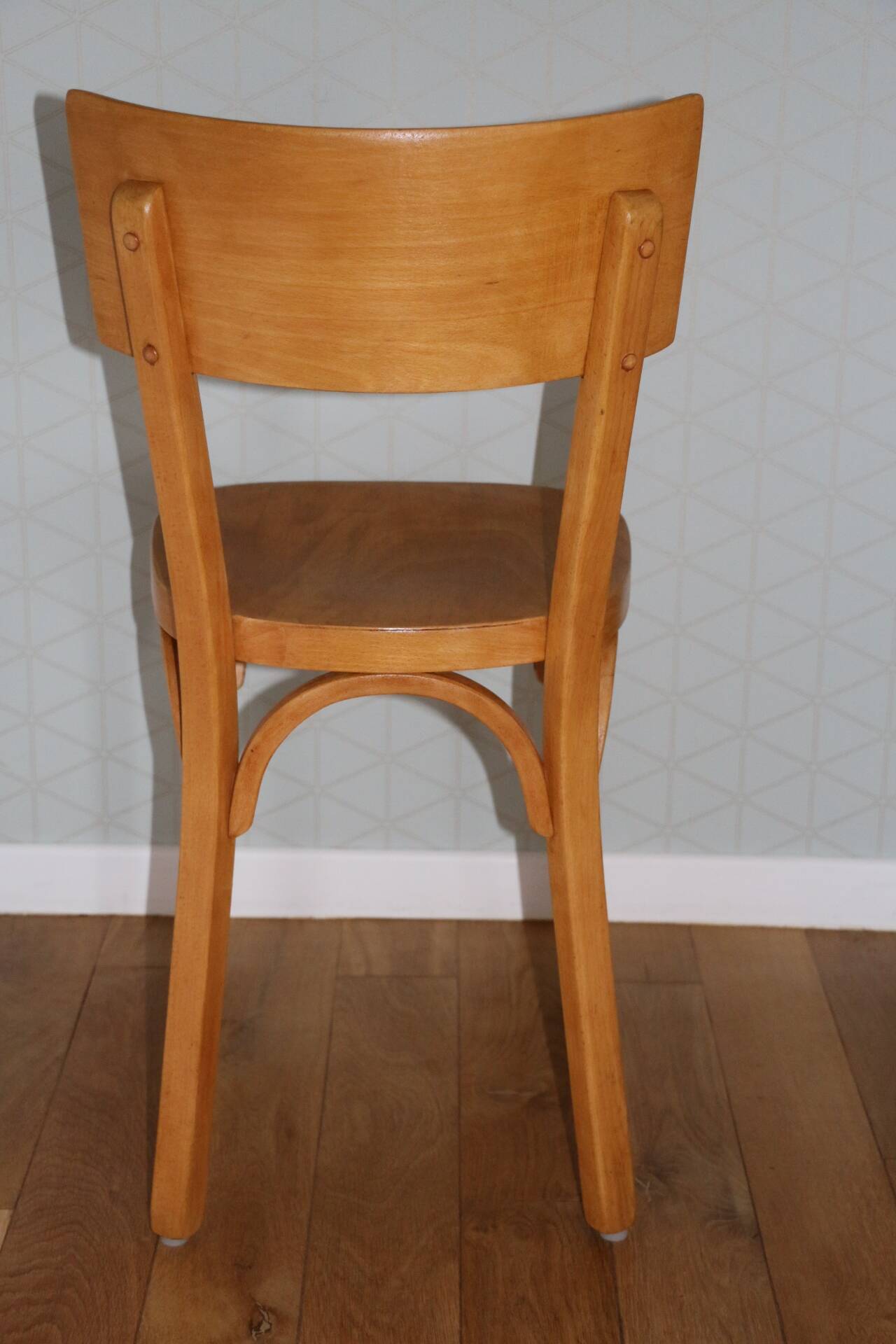 Set of 4 Baumann No. 30 chairs with wide back
