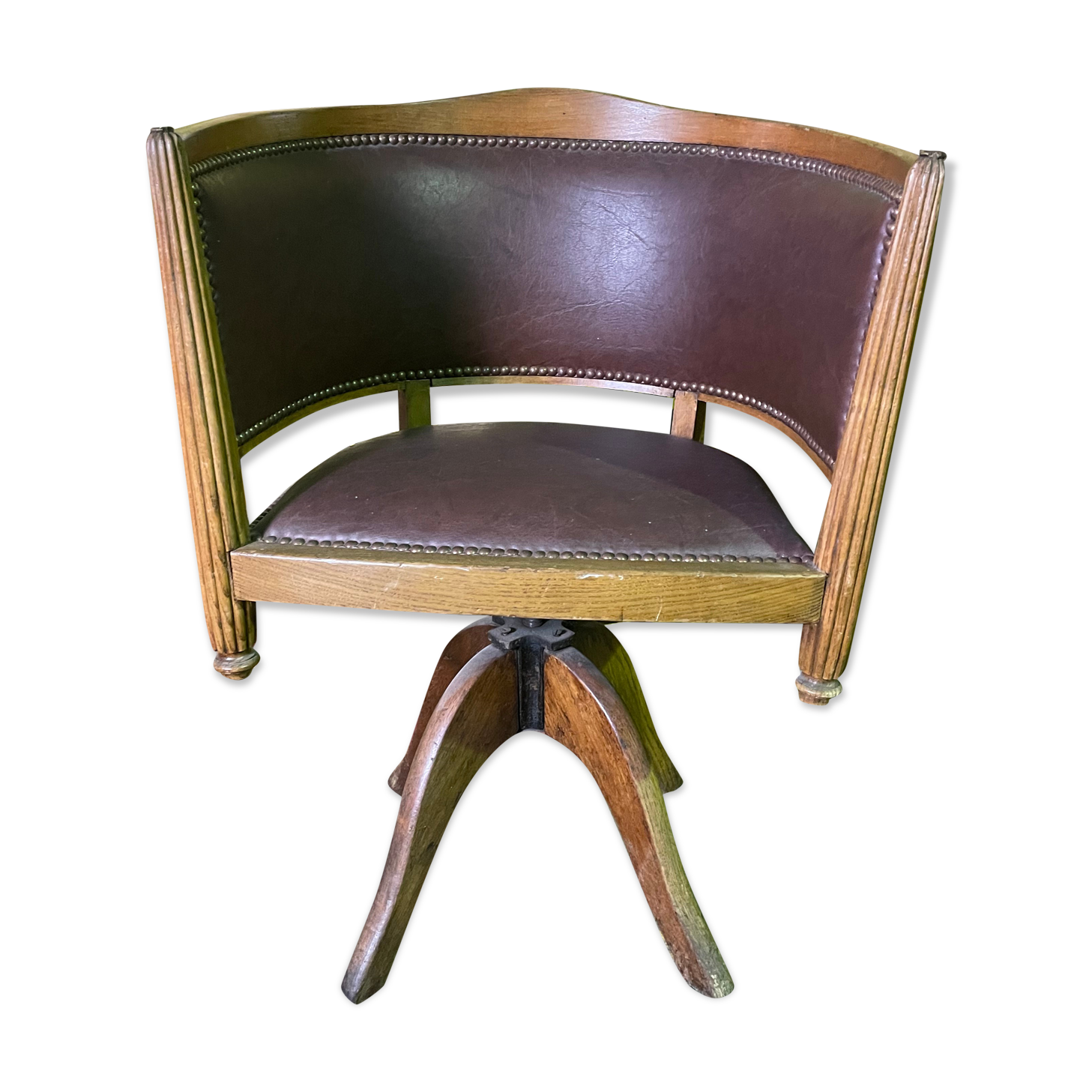 Swivel office chair Art Deco era