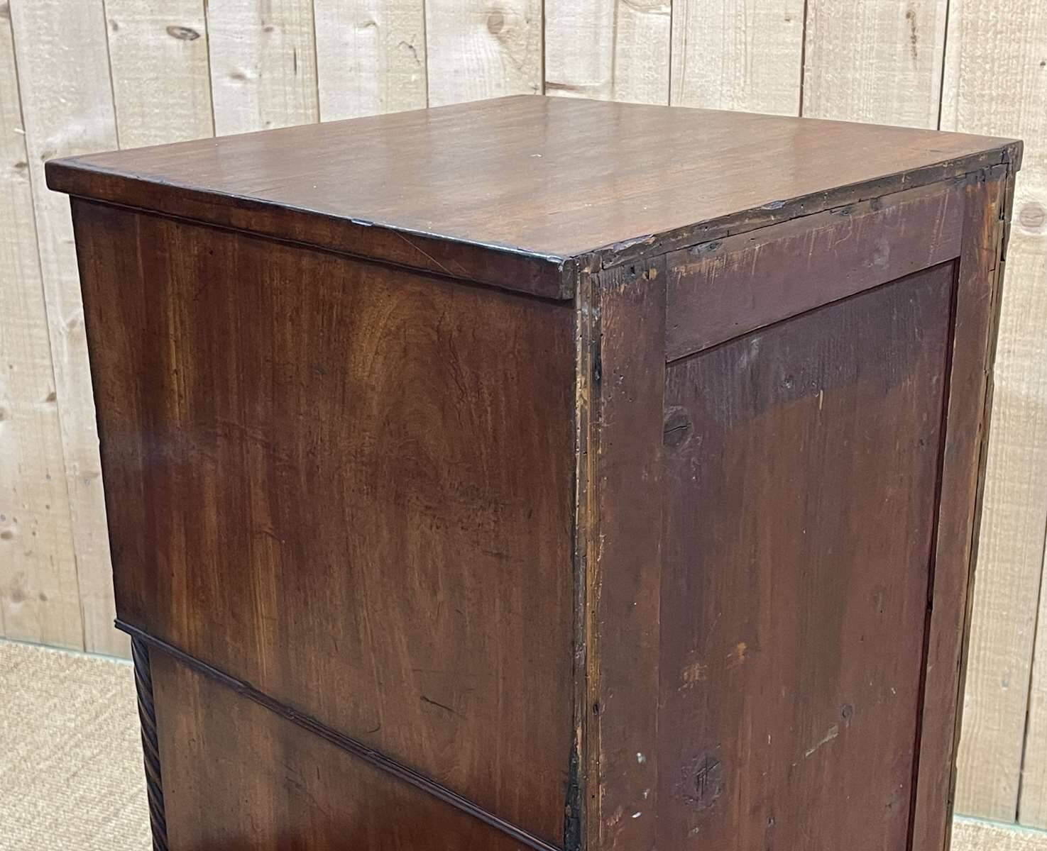 Victorian mahogany confiturier - 19th century