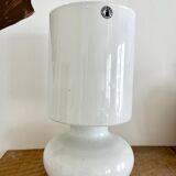 Lykta lamp in white glass, ikea 1980