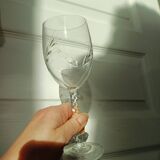 Crystal D'Arques footed glasses