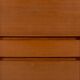 Venetian blind door shoe cabinet, 1940s