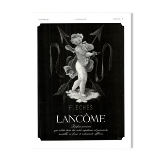 Vintage poster 30s Lancôme perfume