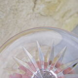 Série de six verres en cristal