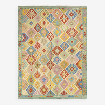 Kilim afghan pachtoune 241 x 181 cm