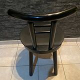 Postmodern chair in Italian Memphis design.