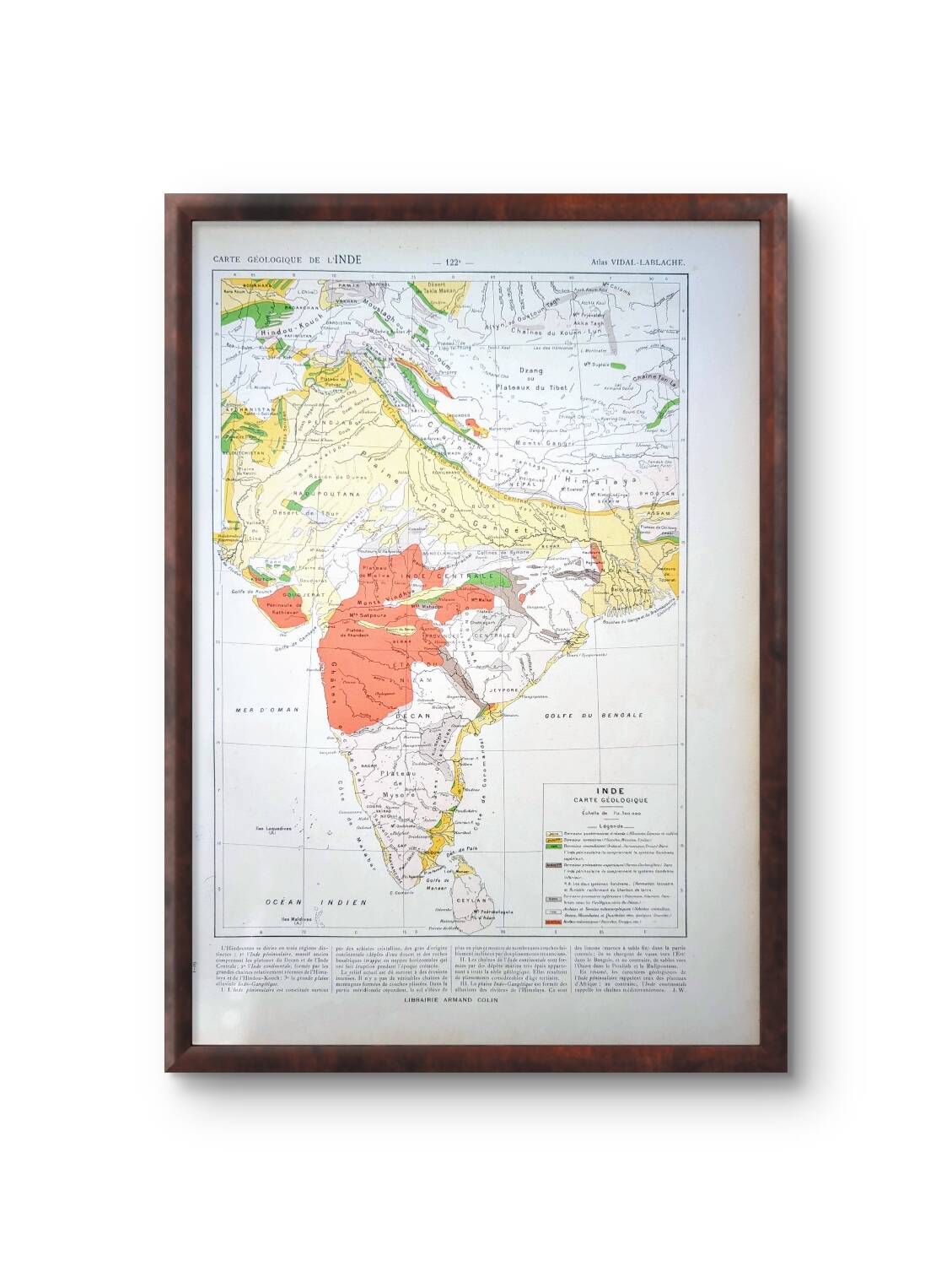 Printed in 1909, Geology of India.