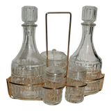 Servant salt shaker pepper golden metal