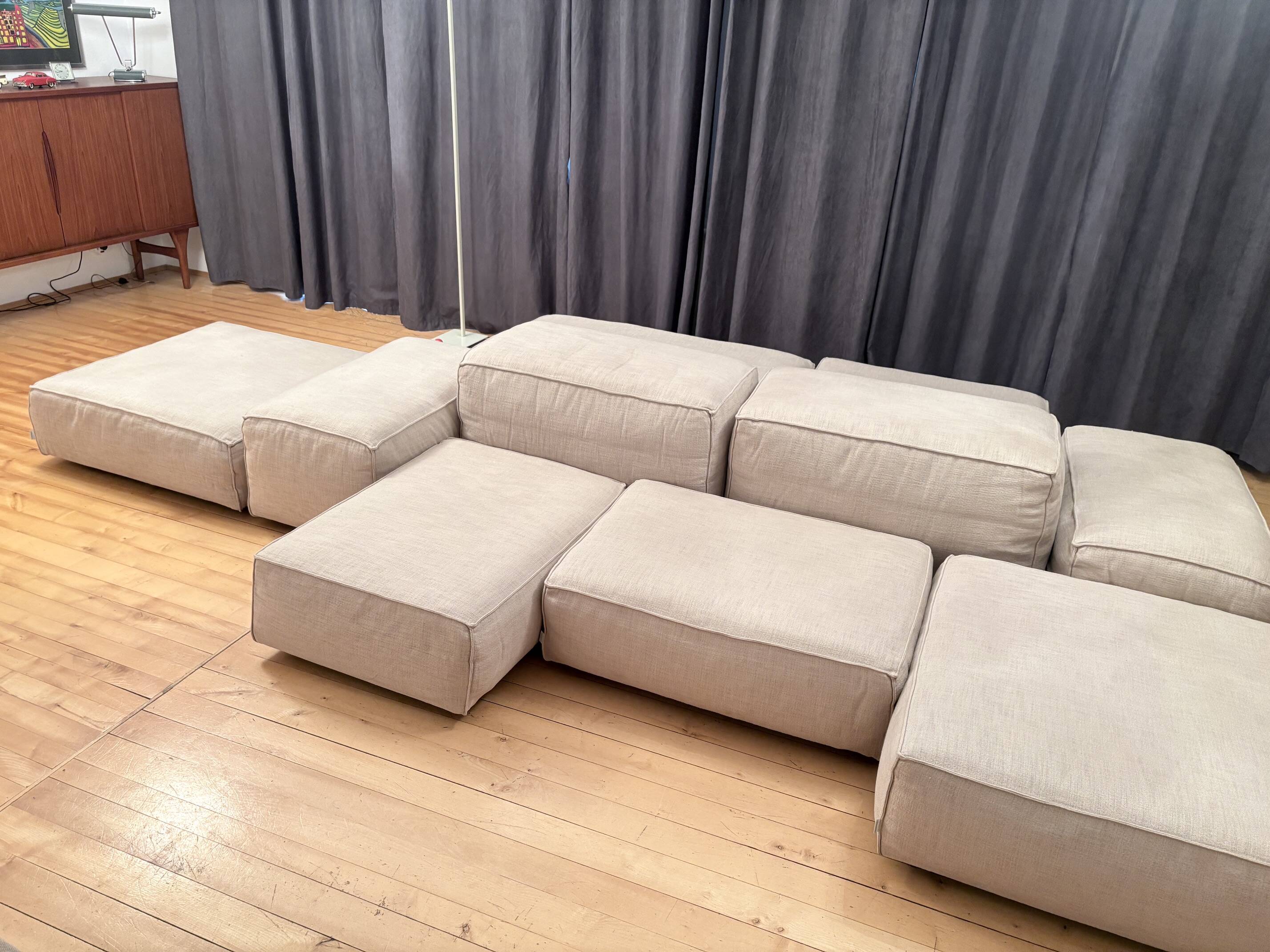 Extrasoft modular sofa designed by Piero Lissoni, Living Divani, Italy