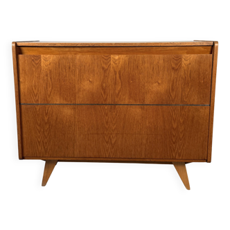 Vintage blanket chest/toy chest U-459, Jiří Jiroutek