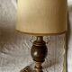 Vintage wood/metal table lamp