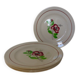 4 assiettes dessert de Digoin Sarreguemines modèle Beaucaire 210842