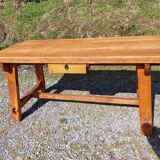 farm table with extensions, solid wood
