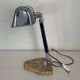 Vintage 1930 Fare lamp French craftsmanship sand marble - 45 cm