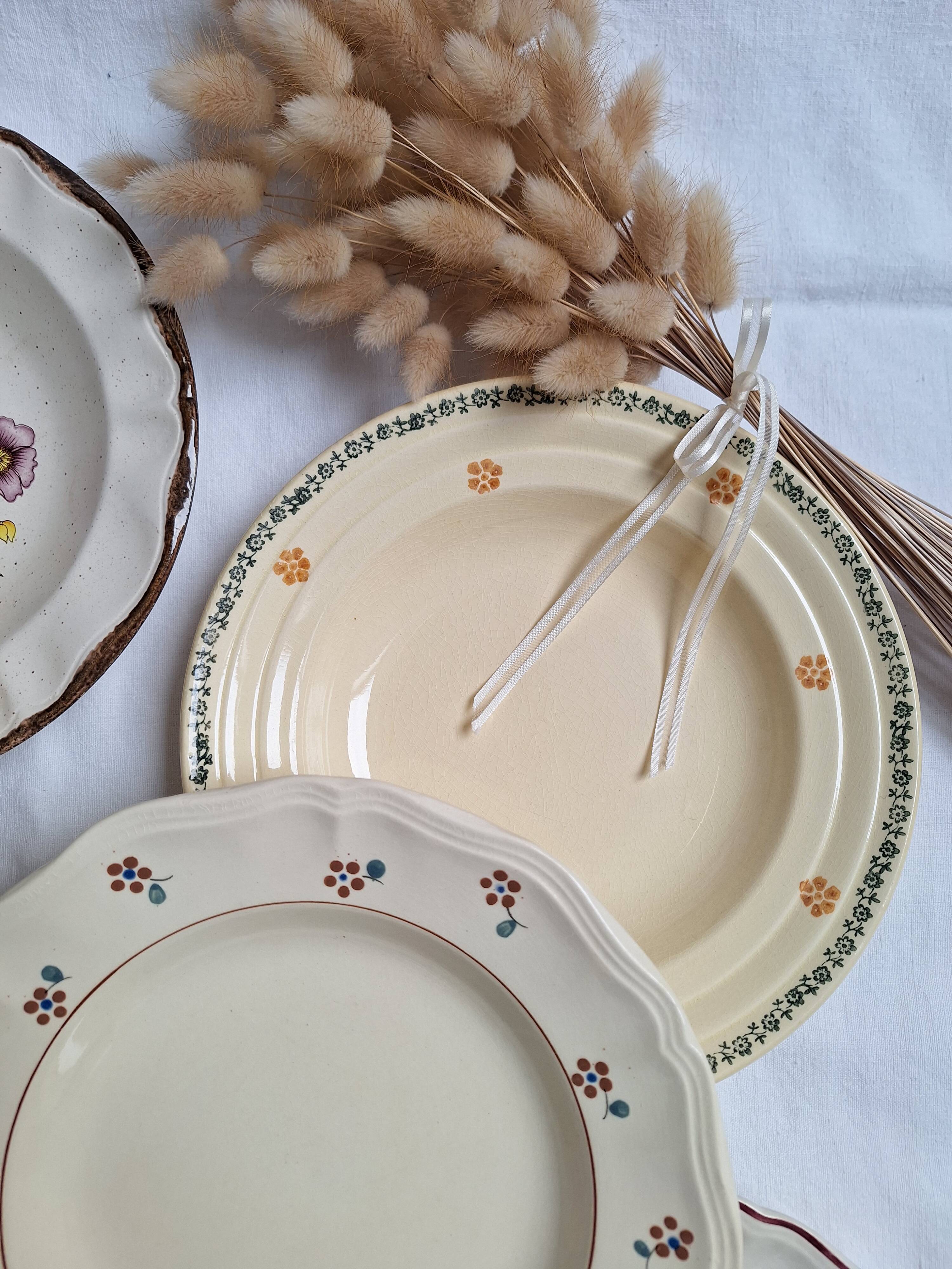 Vintage soup plates
