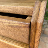 Guillerme and Chambron oak sideboard 1950