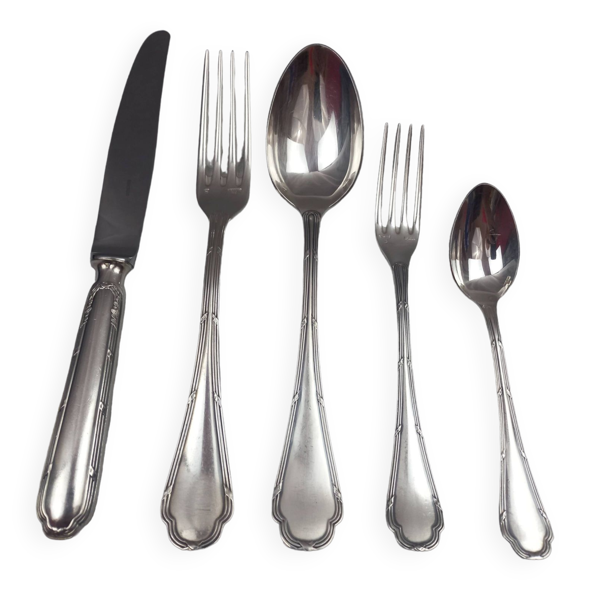 Ercuis trianon model - cutlery 60 pieces silver metal very good condition