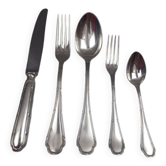 Ercuis trianon model - cutlery 60 pieces silver metal very good condition