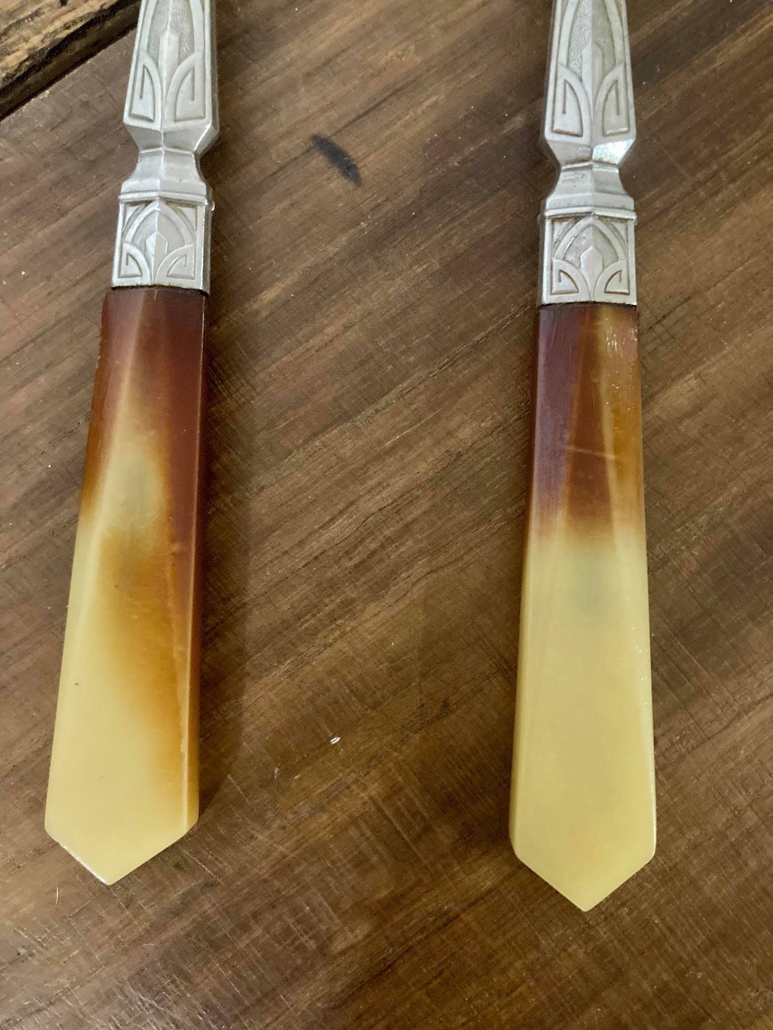 Bakelite salad cutlery