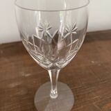Verres à apéritif/digestif en cristal ciselé vintage 9 pièces