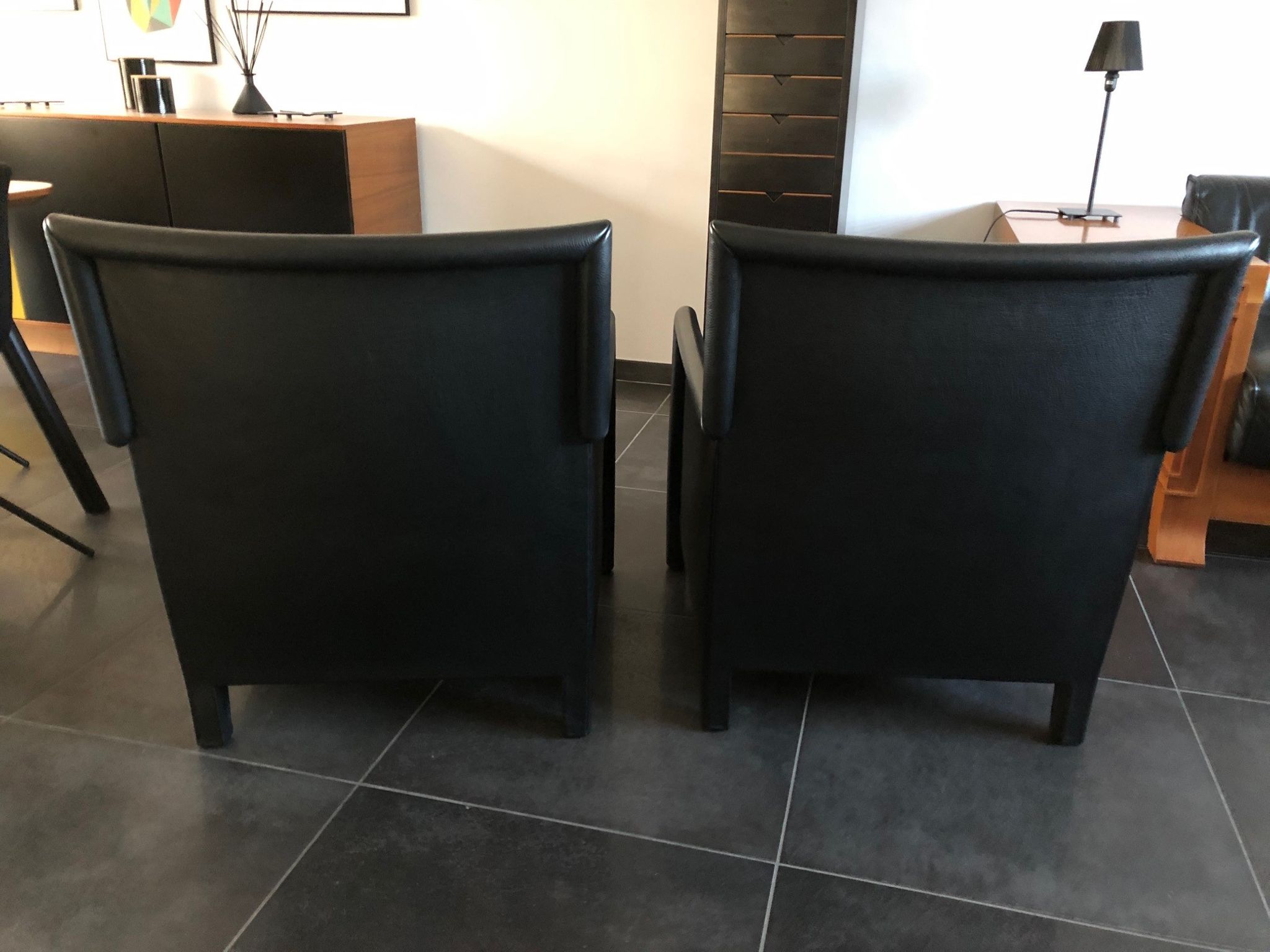 Paire de fauteuils de Luca Meda