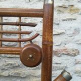 Colonial bamboo coat rack from the 20s/30s