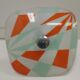 Mid-century design glass pendant/Napako, 1960's.