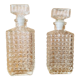 Duo de carafes à whisky années 70