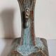 Chinese bottle soliflore vase with flambé enamel