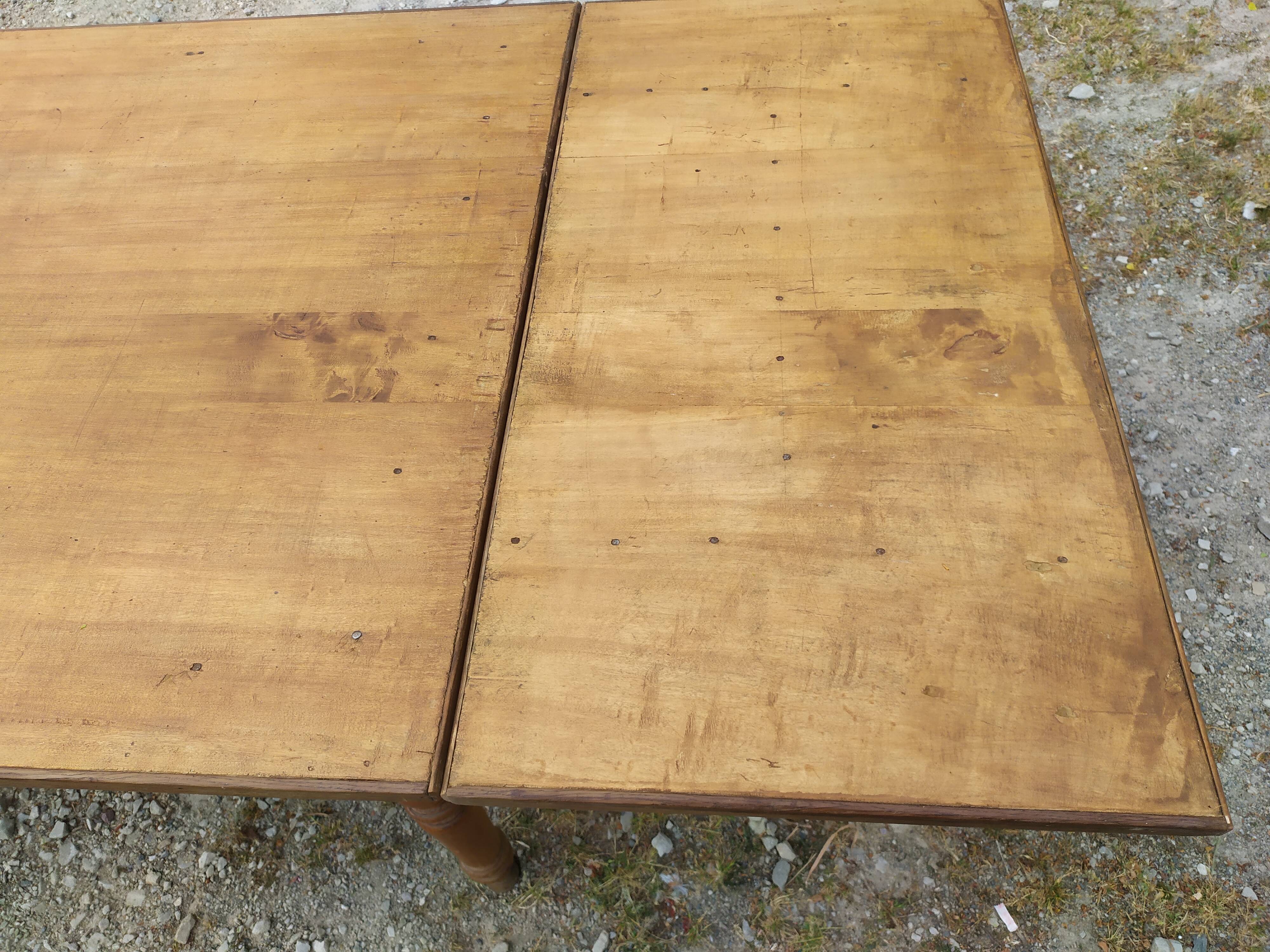 Table de ferme 200 cm extensible