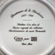Gien plate for Paris Musées - Bicentenary of the Revolution