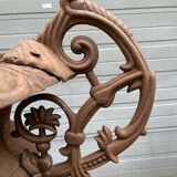 Jardinière en fonte avec piédestal