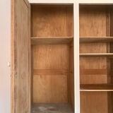 Vintage wardrobe with mirror
