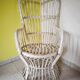 Rattan armchair in the style of "Emmanuelle armchair"