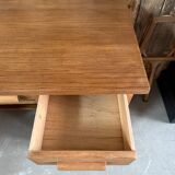 Oak half-minister's desk (renovated)