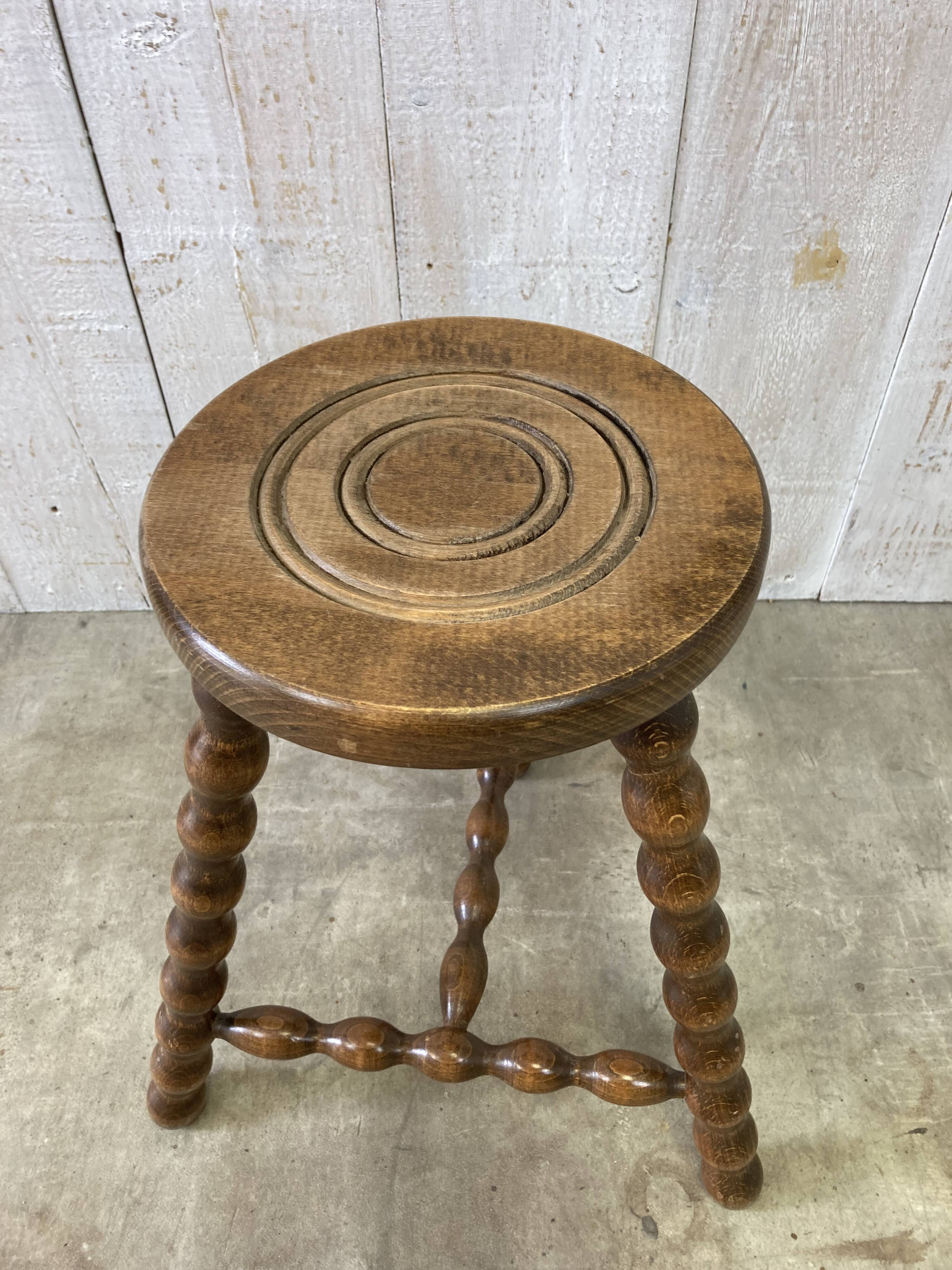 Vintage tripod stool