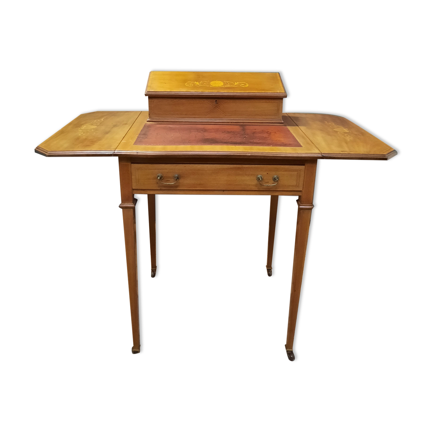 English tiered Burreau and 2 lids